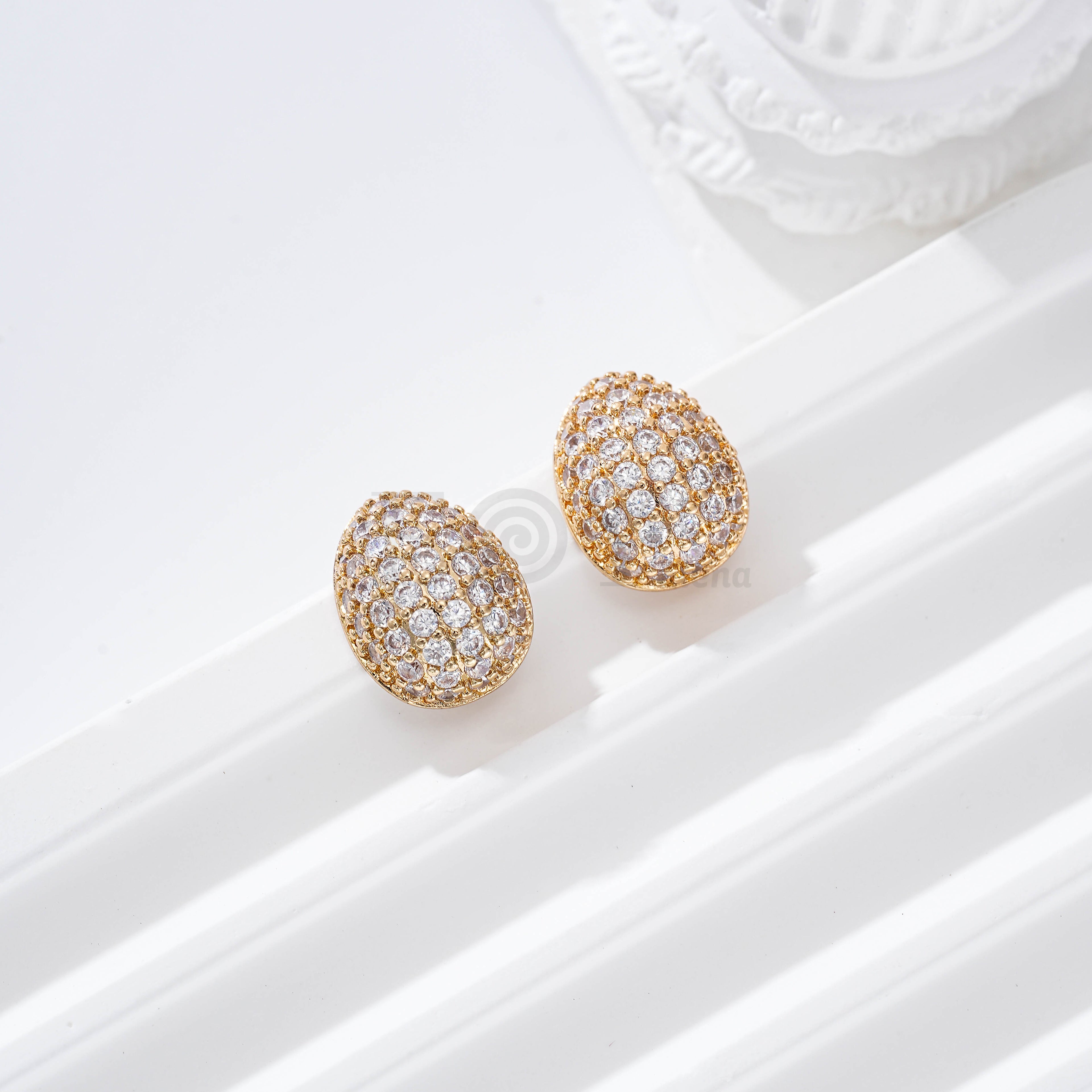 Pendientes con circonitas gold-filled