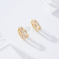 Aros con circonitas gold-filled