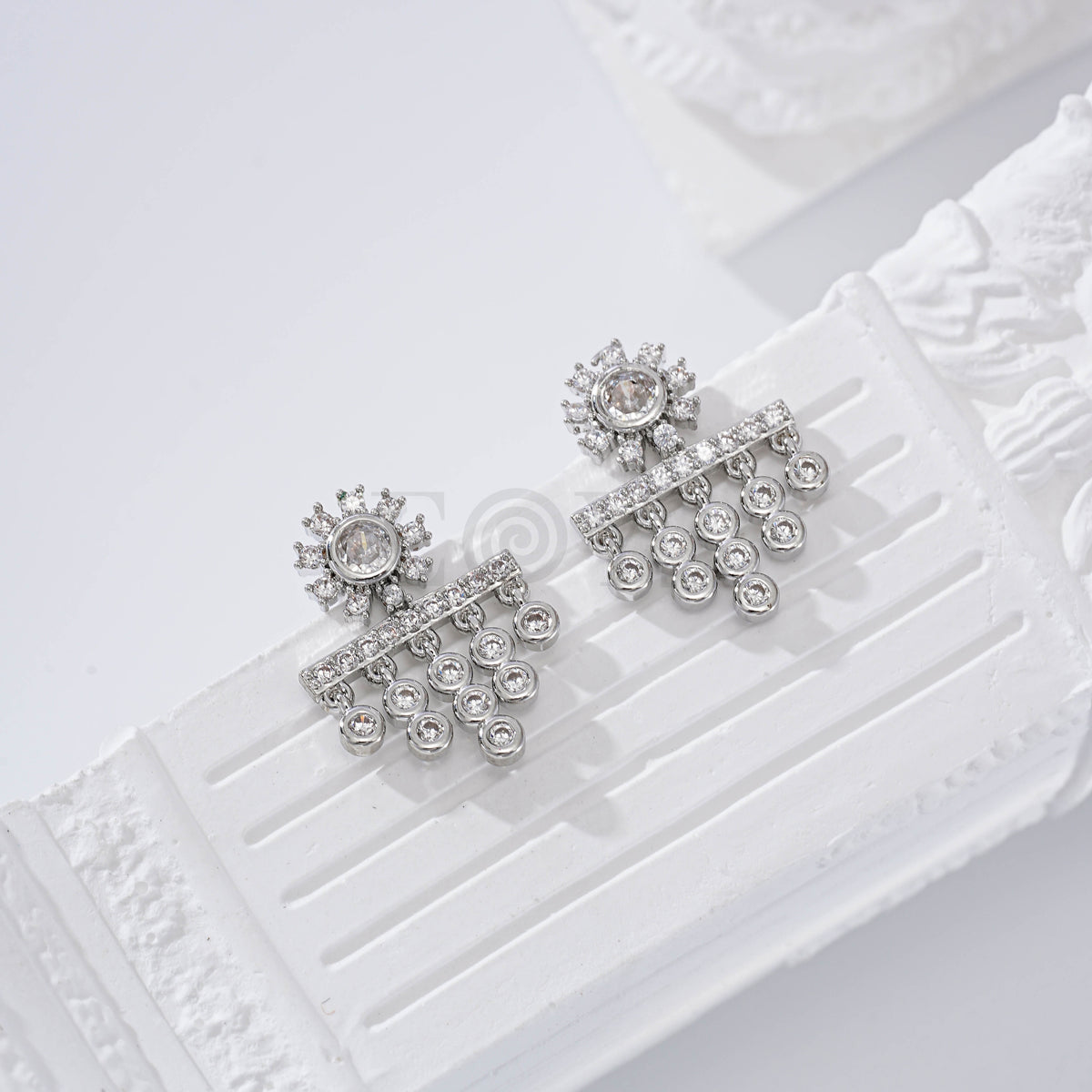 Pendientes con circonitas gold-filled