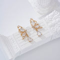 Pendientes mariposa gold-filled