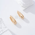 Aro alargado gold-filled