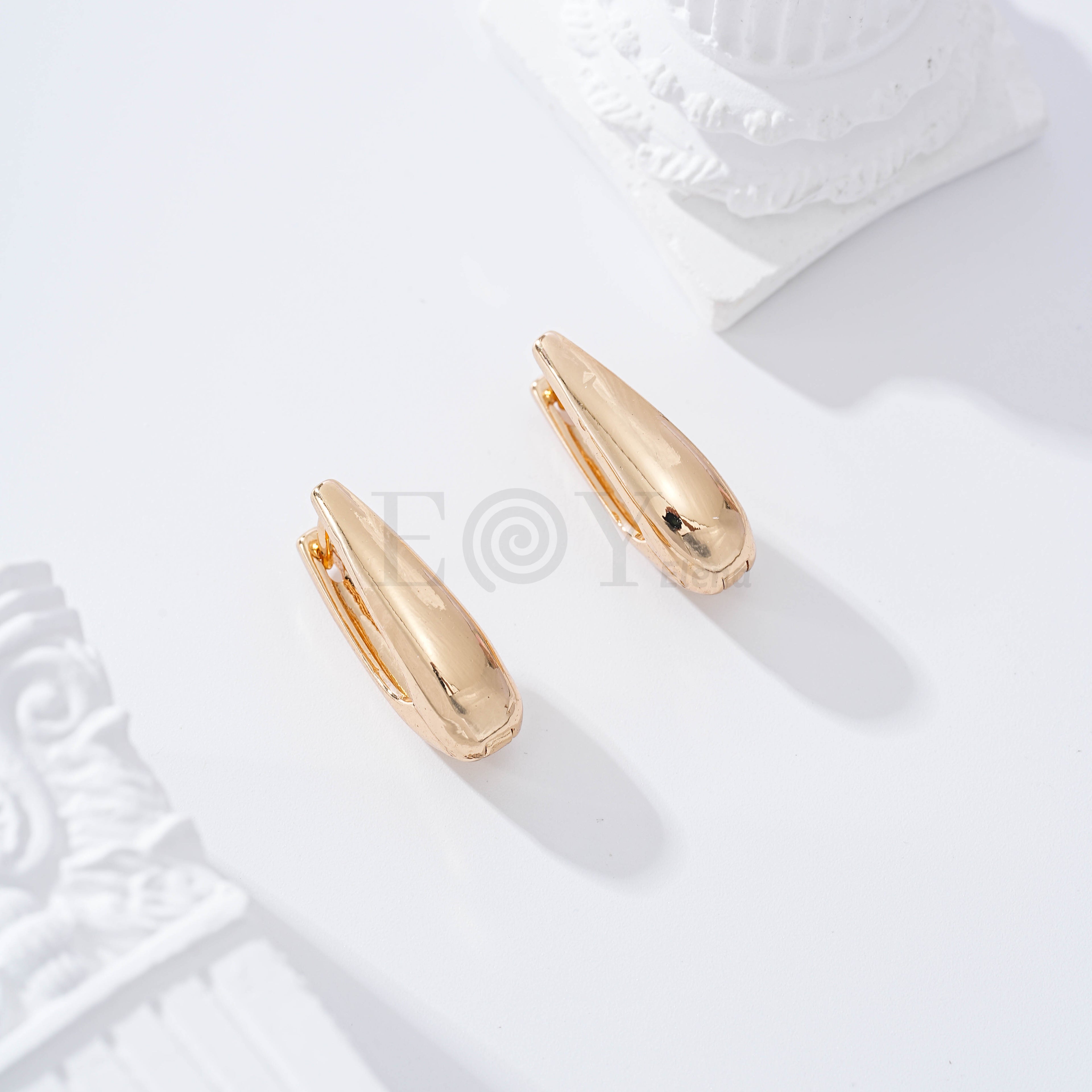 Aro alargado gold-filled