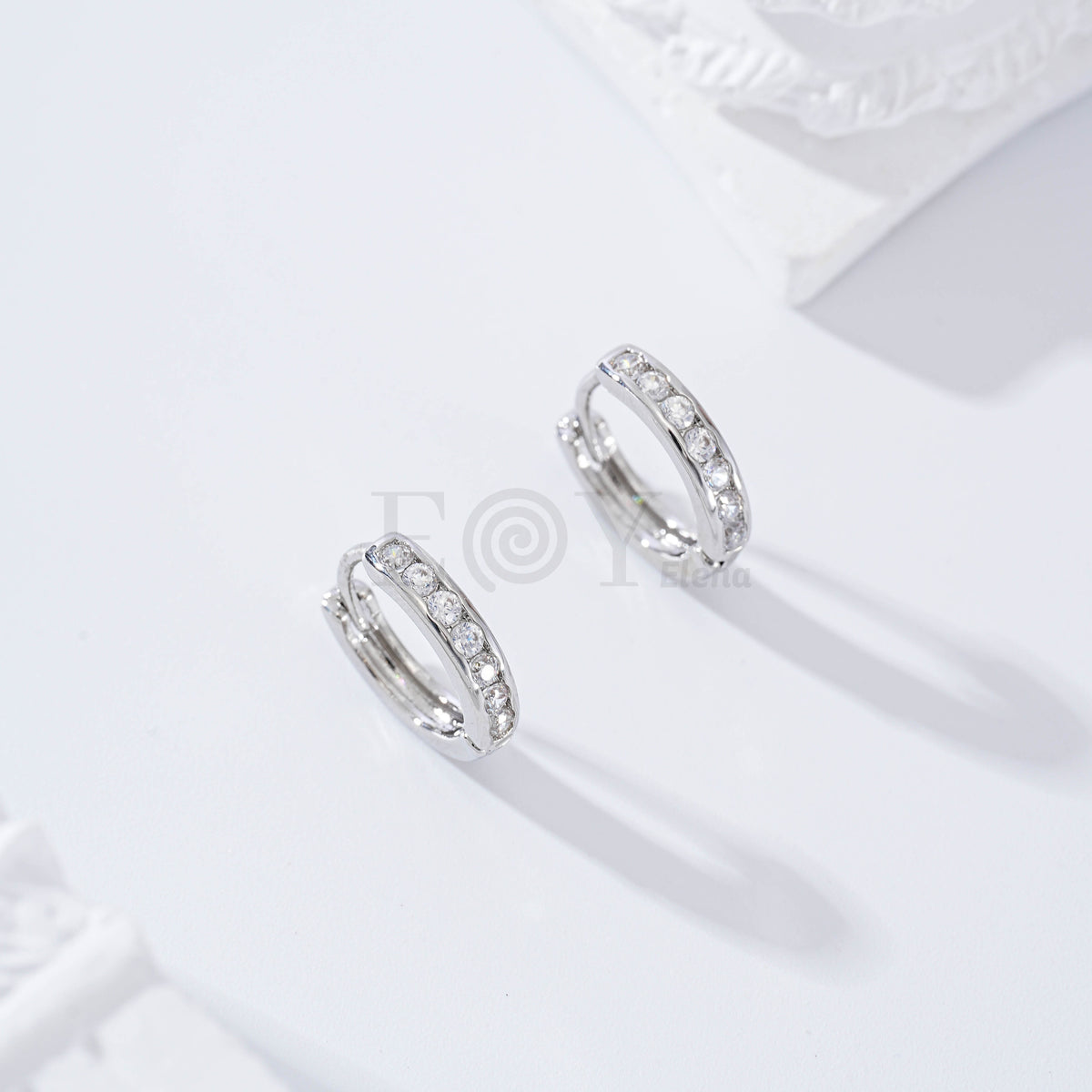 Gold-filled hoop earrings