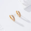 Aro forma con circonitas gold-filled