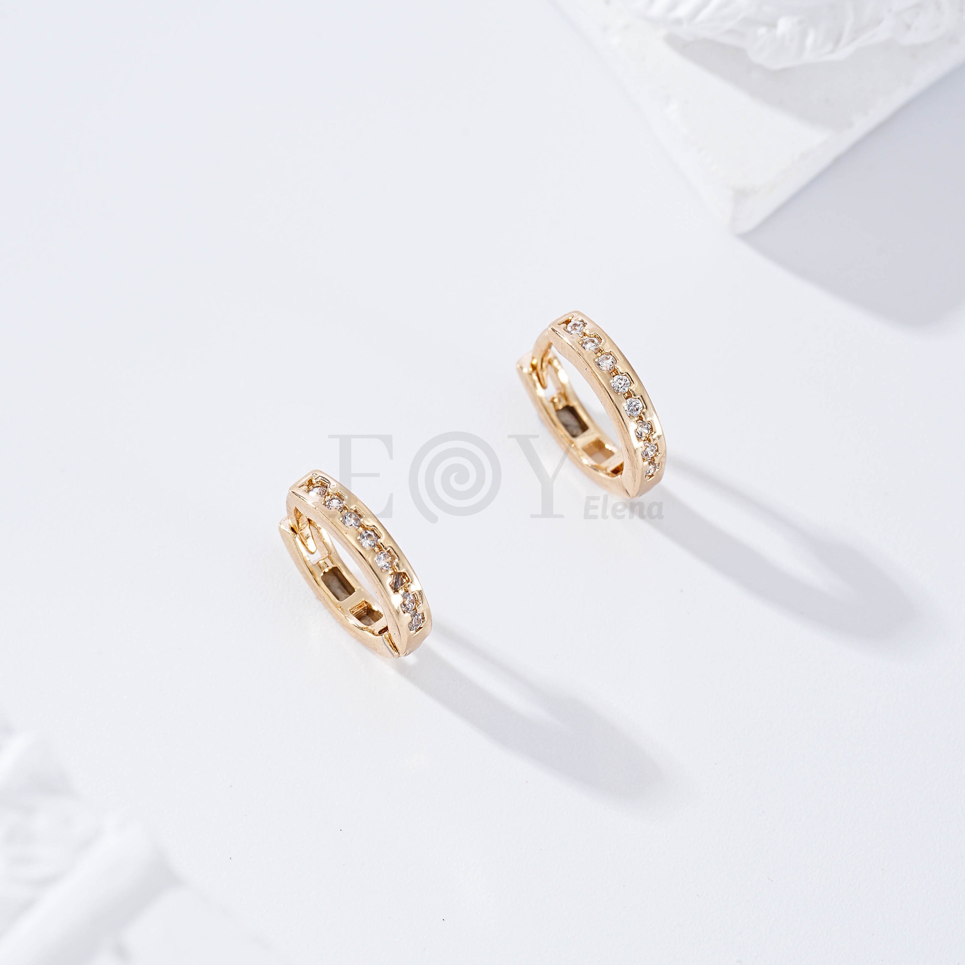 Aro fino circonitas gold-filled