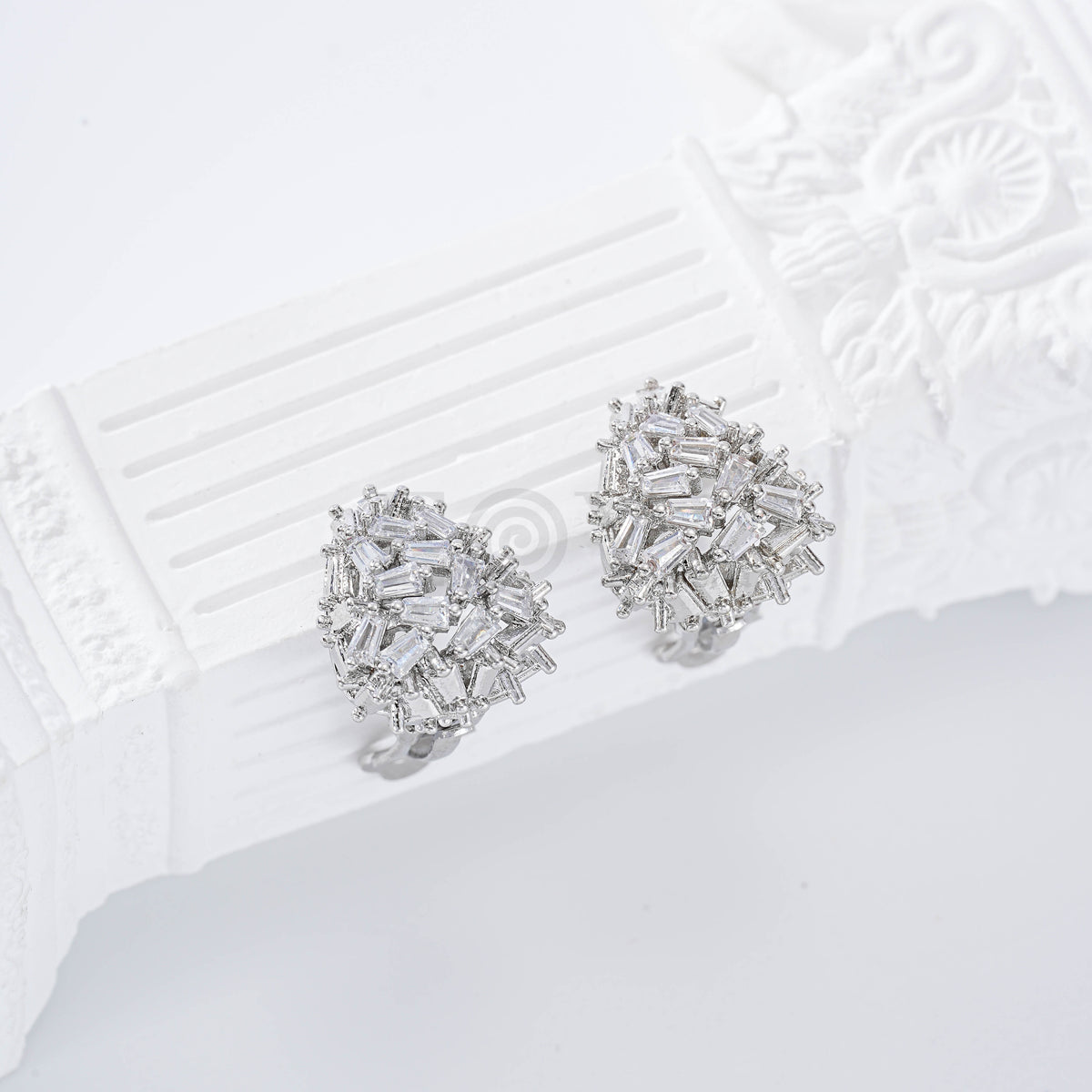 Pendientes con piedra pinza gold-filled