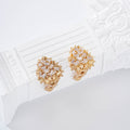 Pendientes con piedra pinza gold-filled