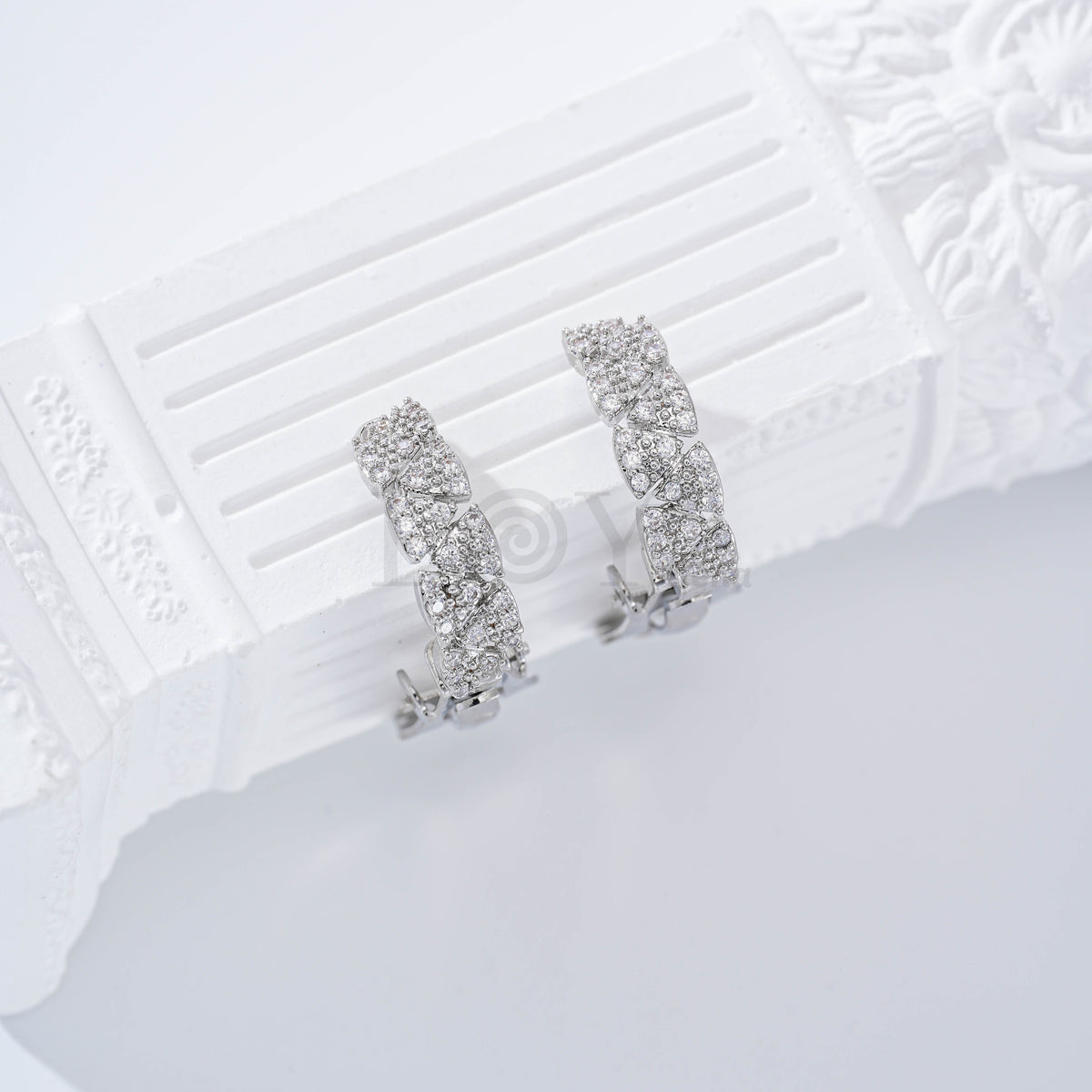 Pendientes con piedras pinza gold-filled