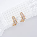 Pendientes piedras pinza gold-filled