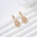 Pendientes doble lágrima gold-filled