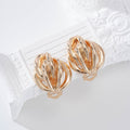 Pendientes aros pinza gold-filled