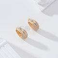 Aro grueso con circonitas gold-filled