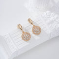 Pendientes lágrima y circonita gold-filled