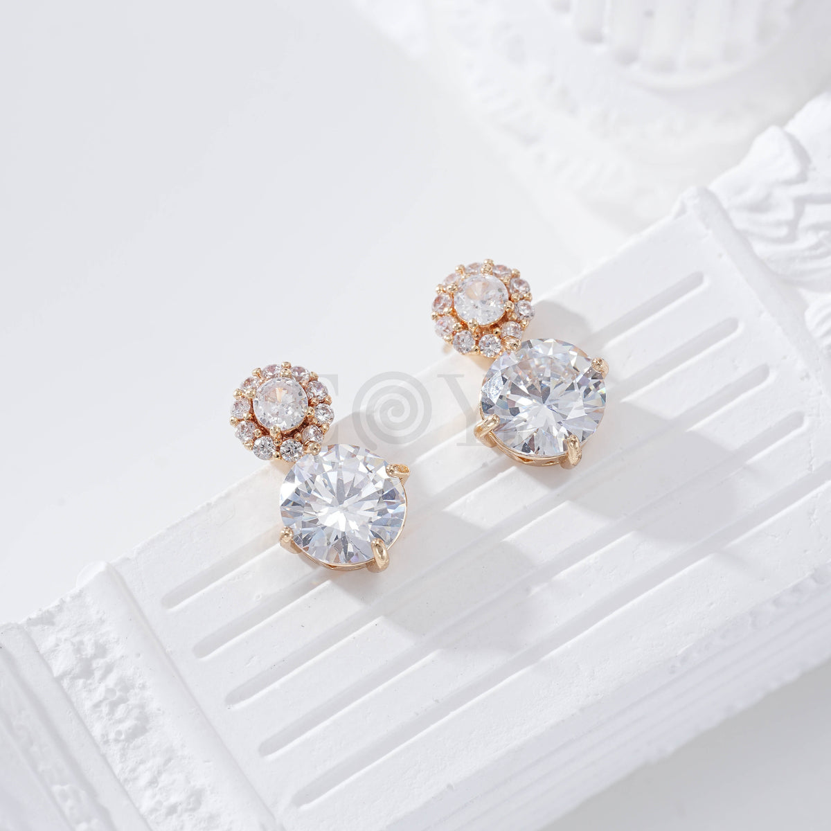 Pendientes piedra gold-filled