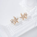 Pendientes estrellas de mar gold-filled