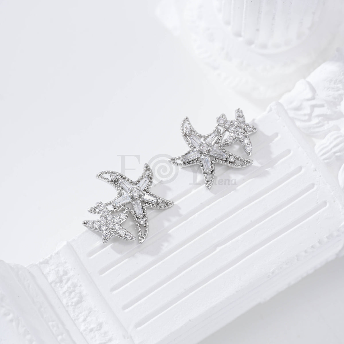 Pendientes estrellas de mar gold-filled