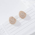 Pendientes bola con circonitas gold-filled