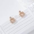 Pendientes cuadrados gold-filled