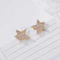 Irregular star gold-filled earrings
