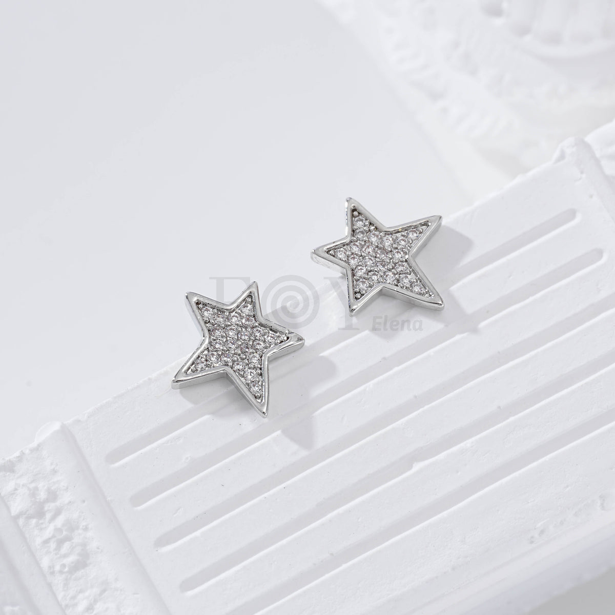 Pendientes estrella irregular gold-filled
