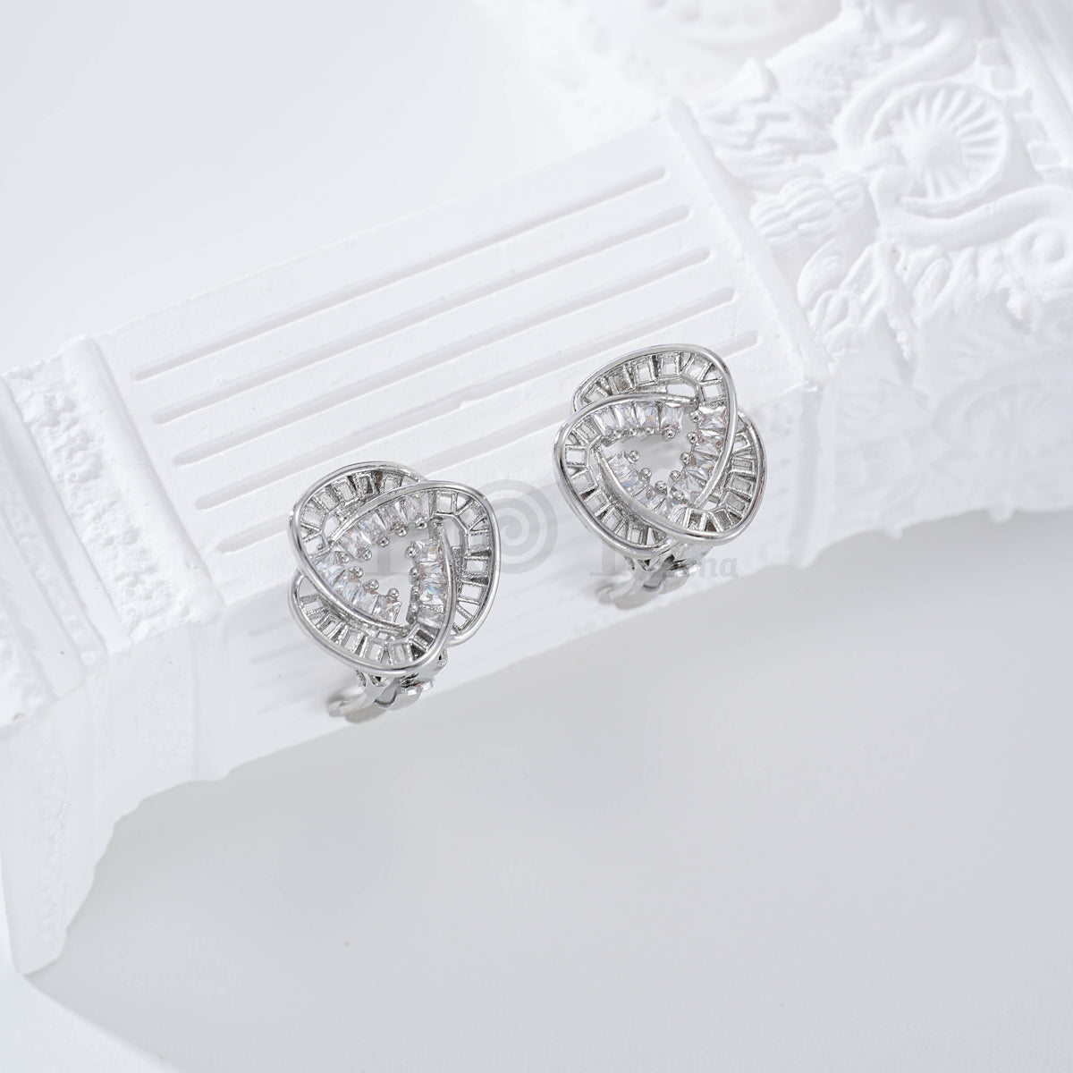Pendientes rosa pinza gold-filled