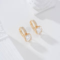 Aro con piedra cuadrada goldfield
