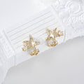 Pendientes estrella pinza golfield