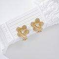 Pendientes flor pinza goldfield