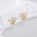 Pendientes flor pinza goldfield