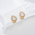 Pendientes gota brilla pinza goldfield