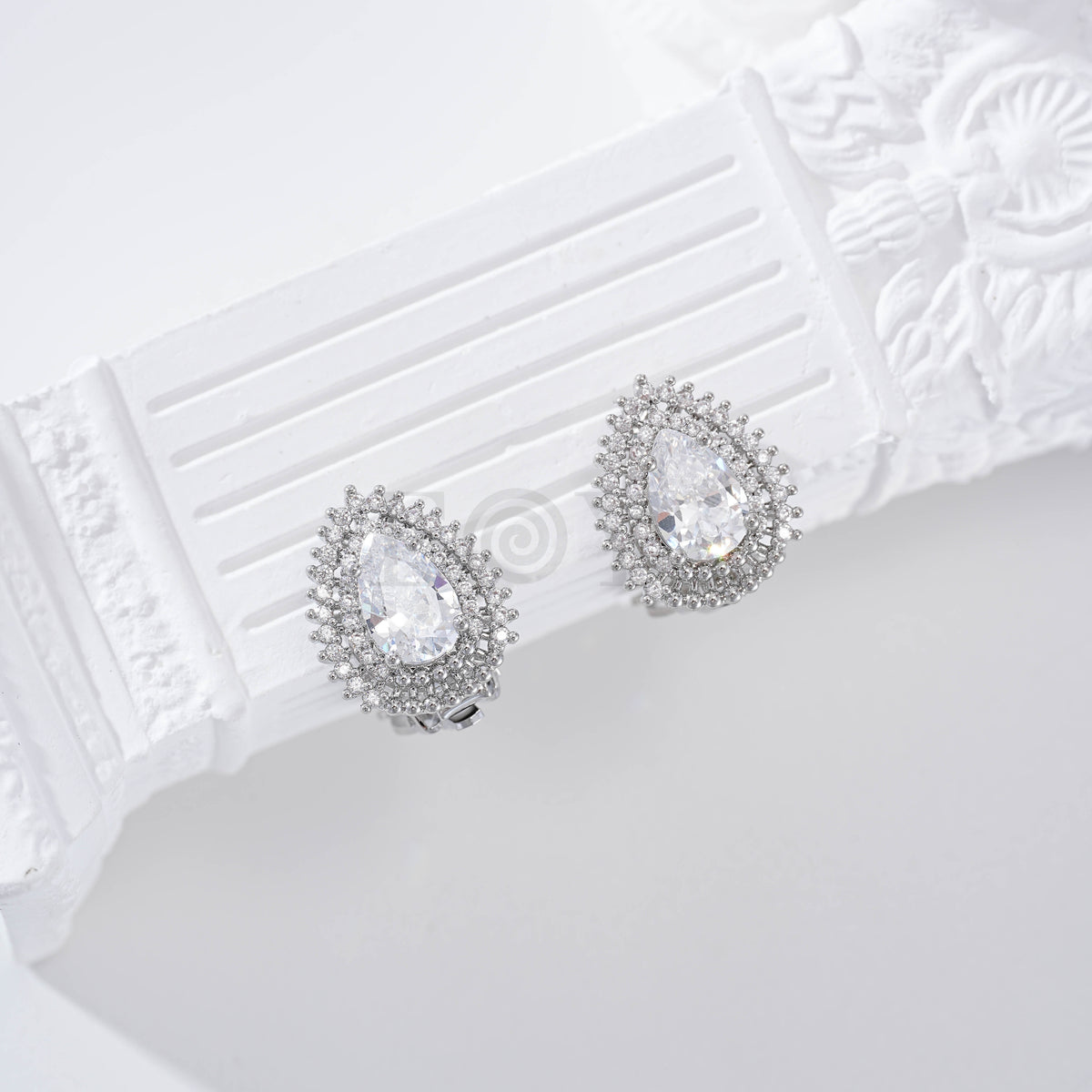 Pendientes gota brilla pinza gold-filled