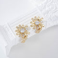 Pendiente flor pinza goldfield