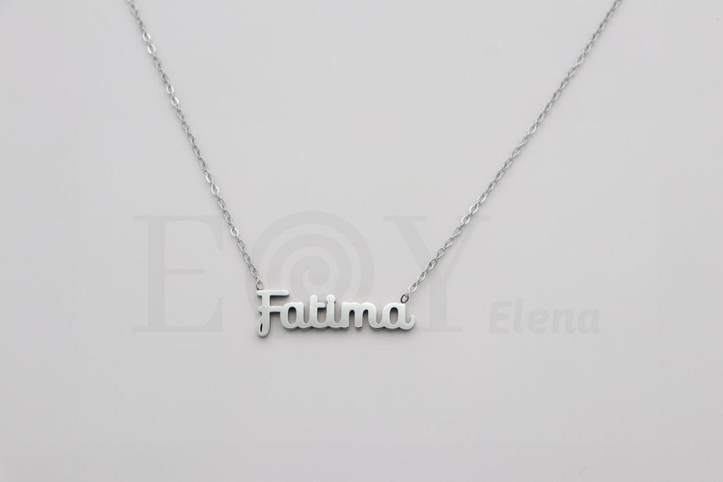 Collar de nombre "Fatima"