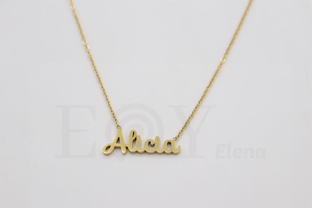 Collar de nombre "Alicia"