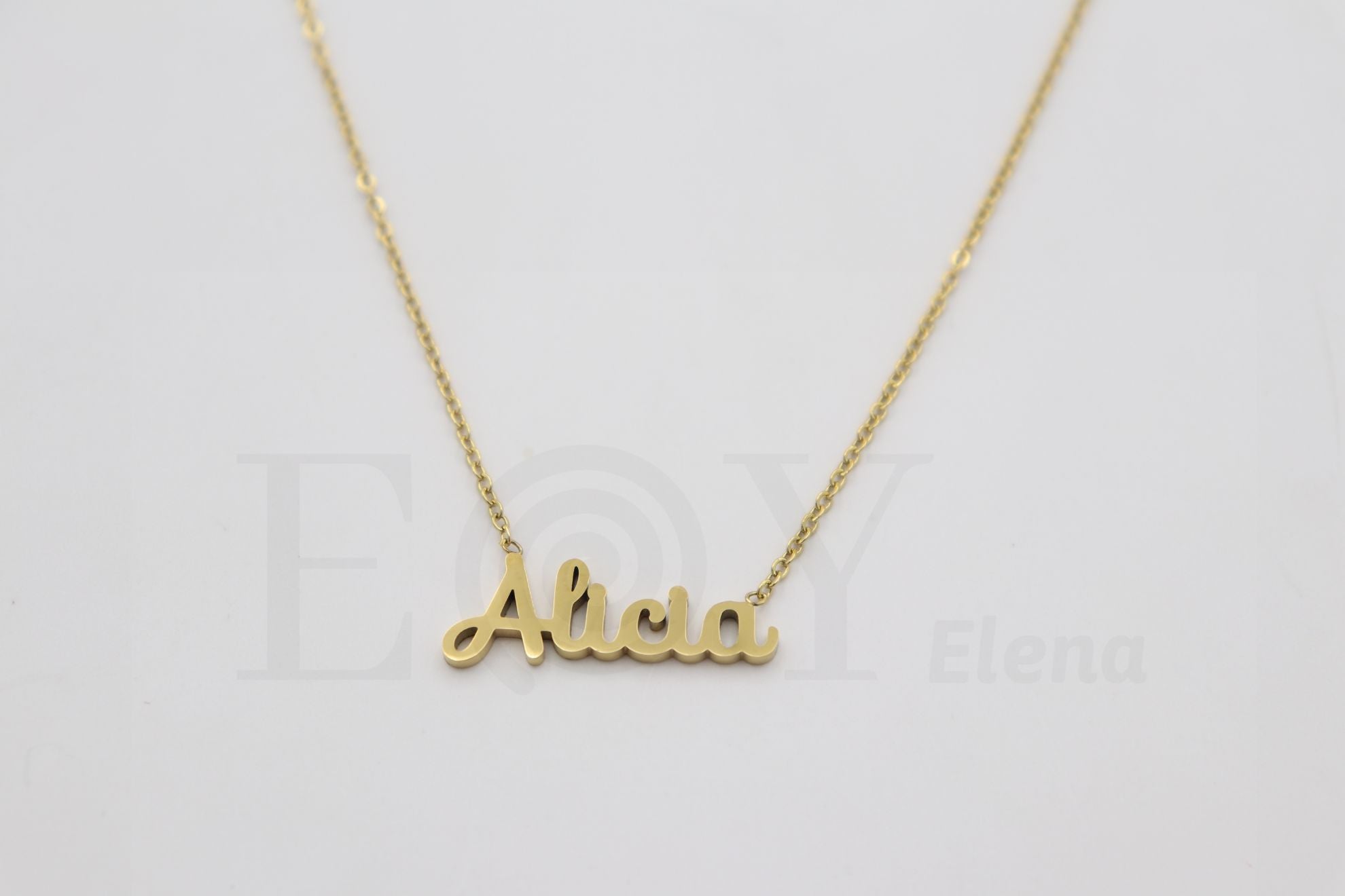 Collar de nombre "Alicia"