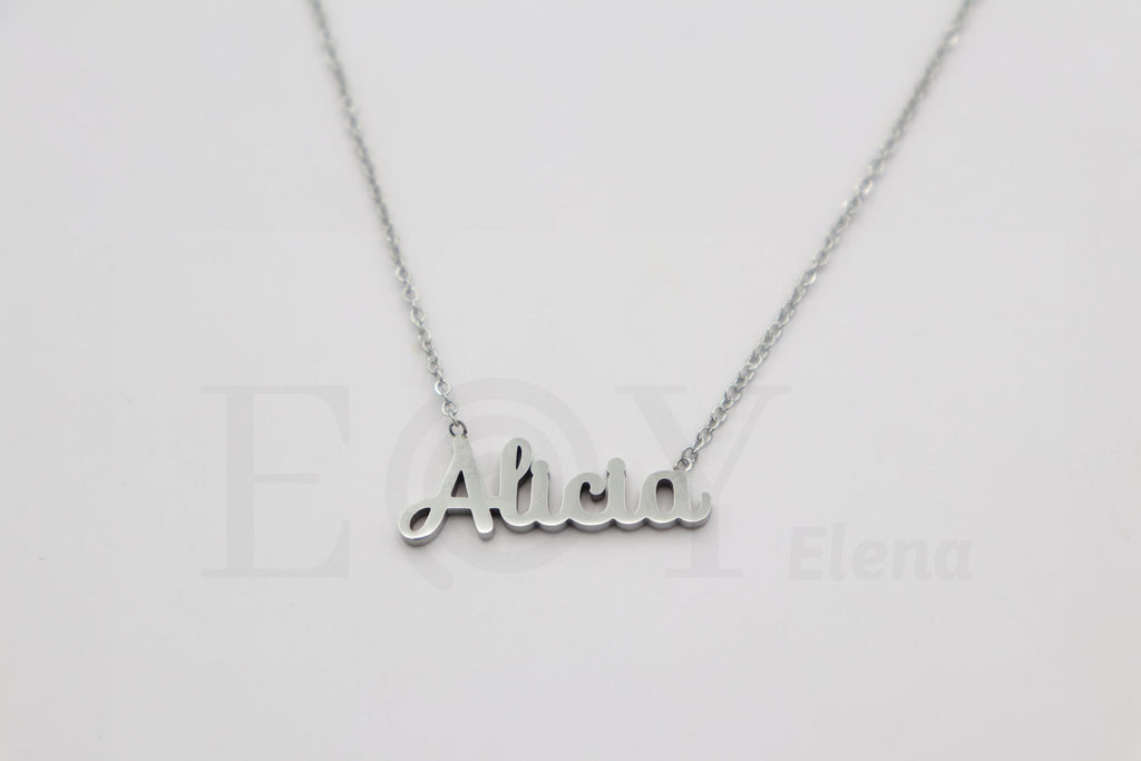 Collar de nombre "Alicia"