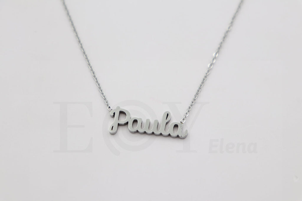 Collar de nombre "Paula"