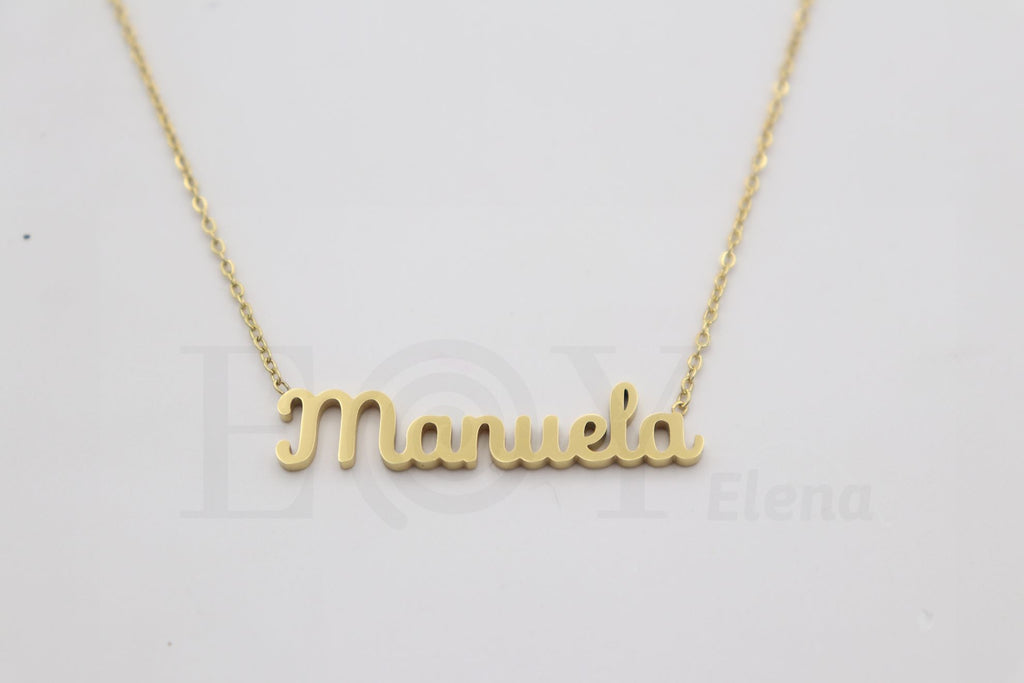 Collar de nombre "Manuela"