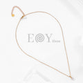 Collar con circonita colgante