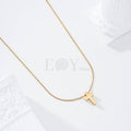 Collar cruz acero