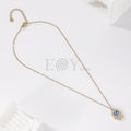 Collar mano fátima con ojo turco