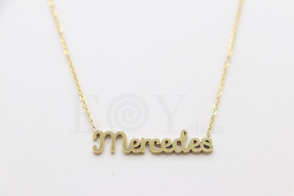 Collar de nombre "Mercedes"