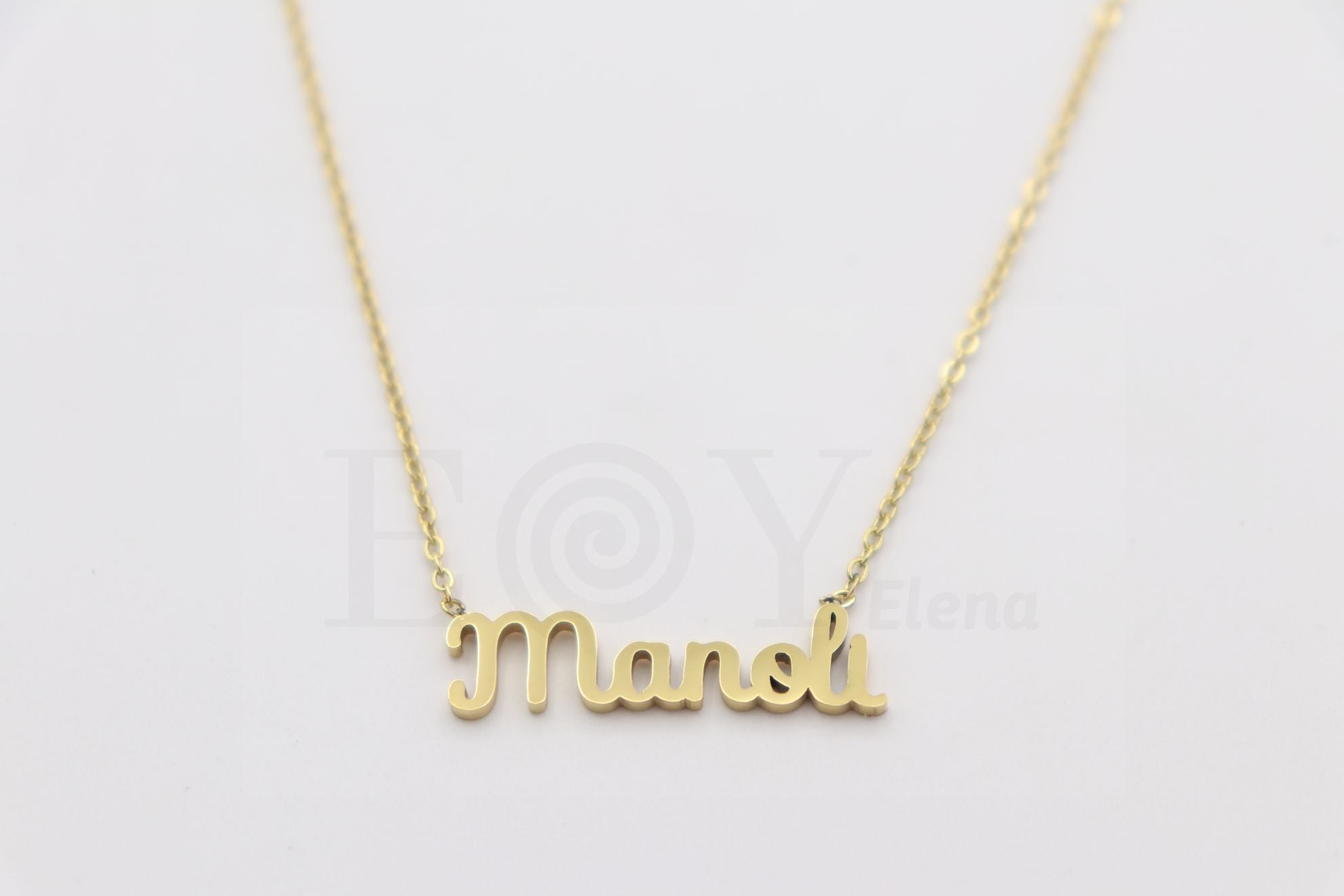 Collar de nombre "Manoli"