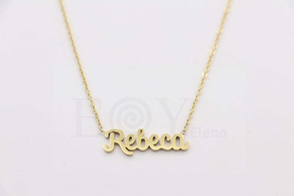 Collar de nombre "Rebeca"