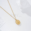 Collar chapa Virgen la Milagrosa
