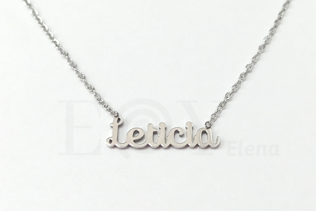 Collar de nombre "Leticia"