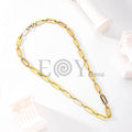 Collar Cadena Eslabones Dorados