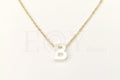 Collar de nácar letra "B"