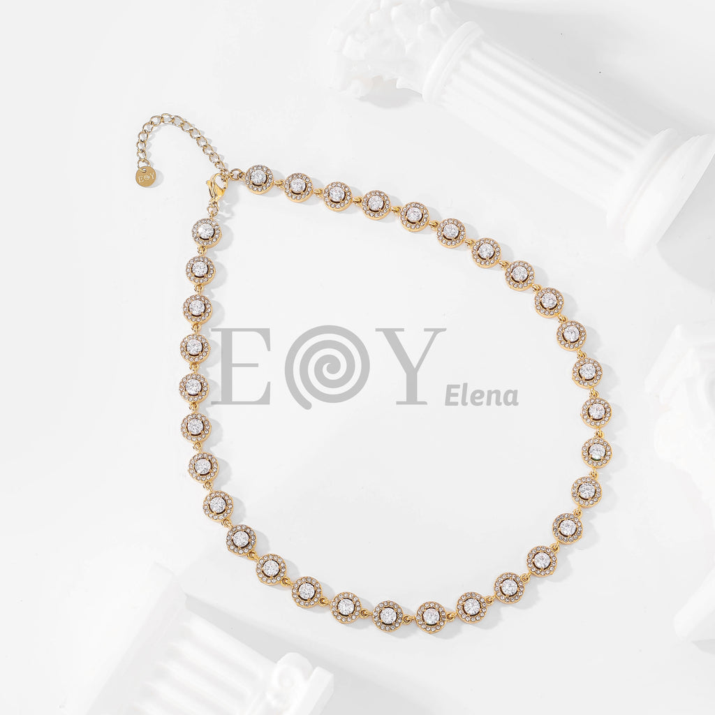 Collar de circonitas