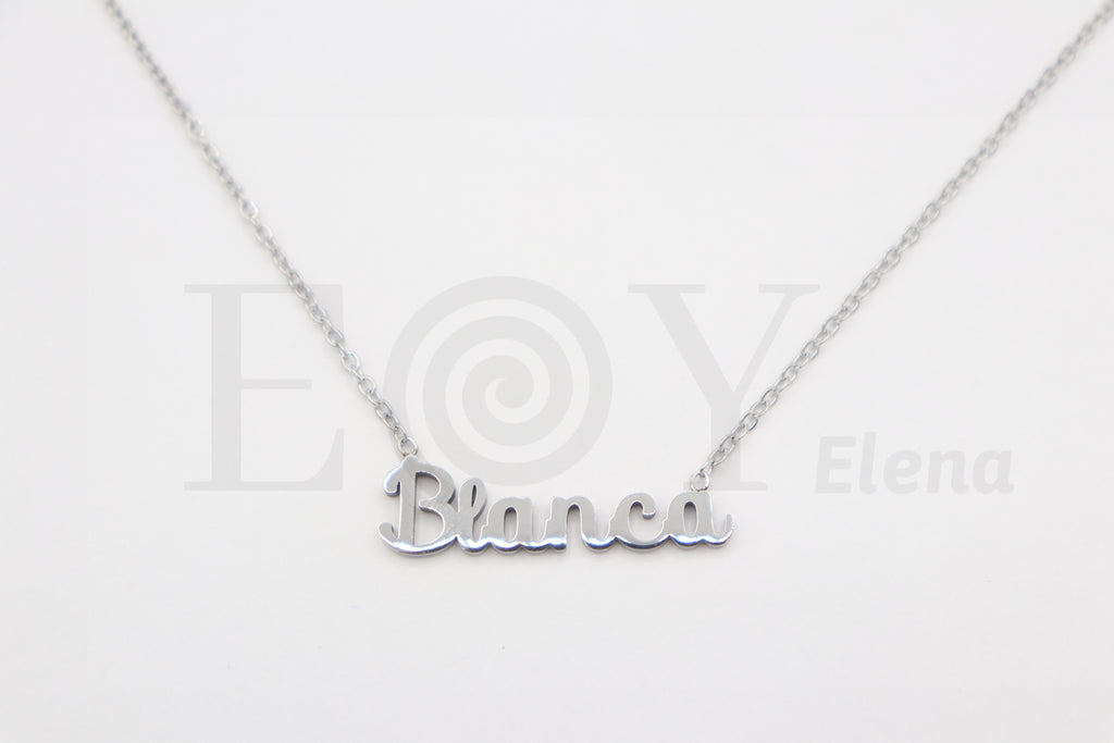 Collar de nombre "Blanca"